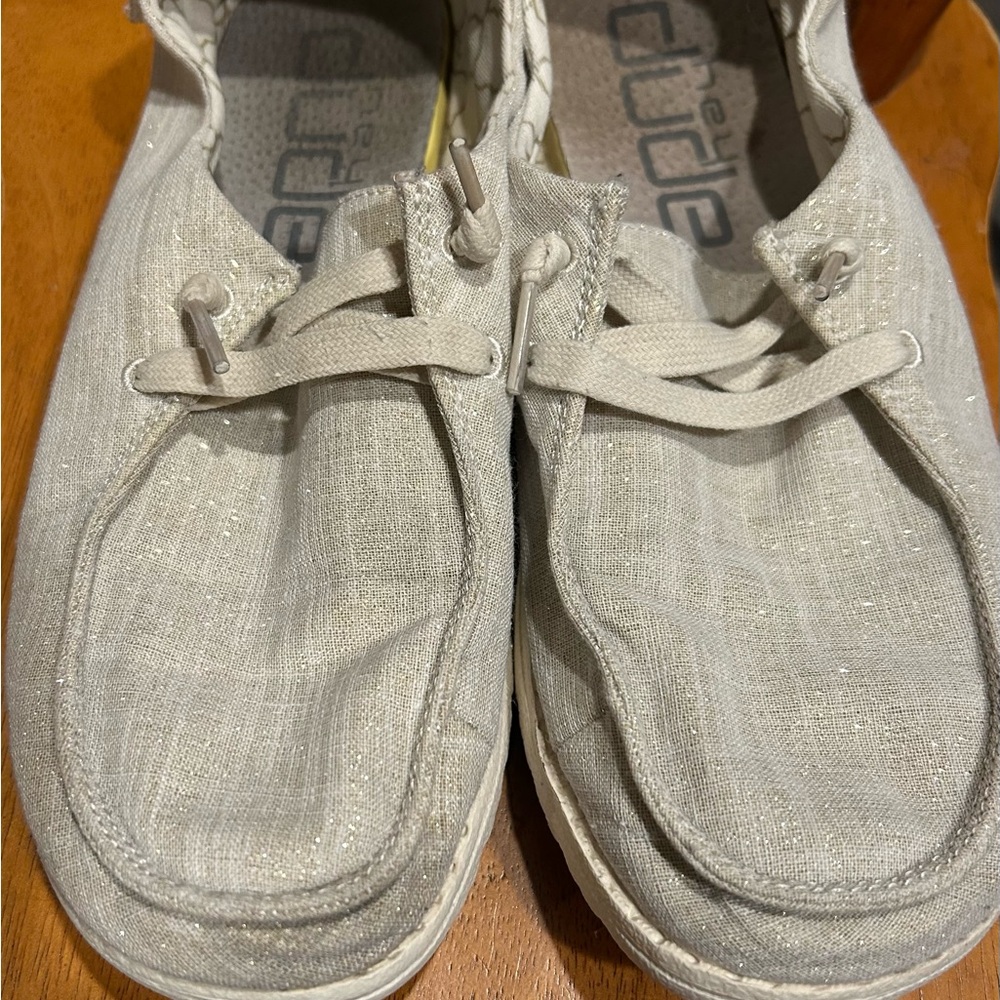Hey Dude Sparkling Gold Footwear casual shoes